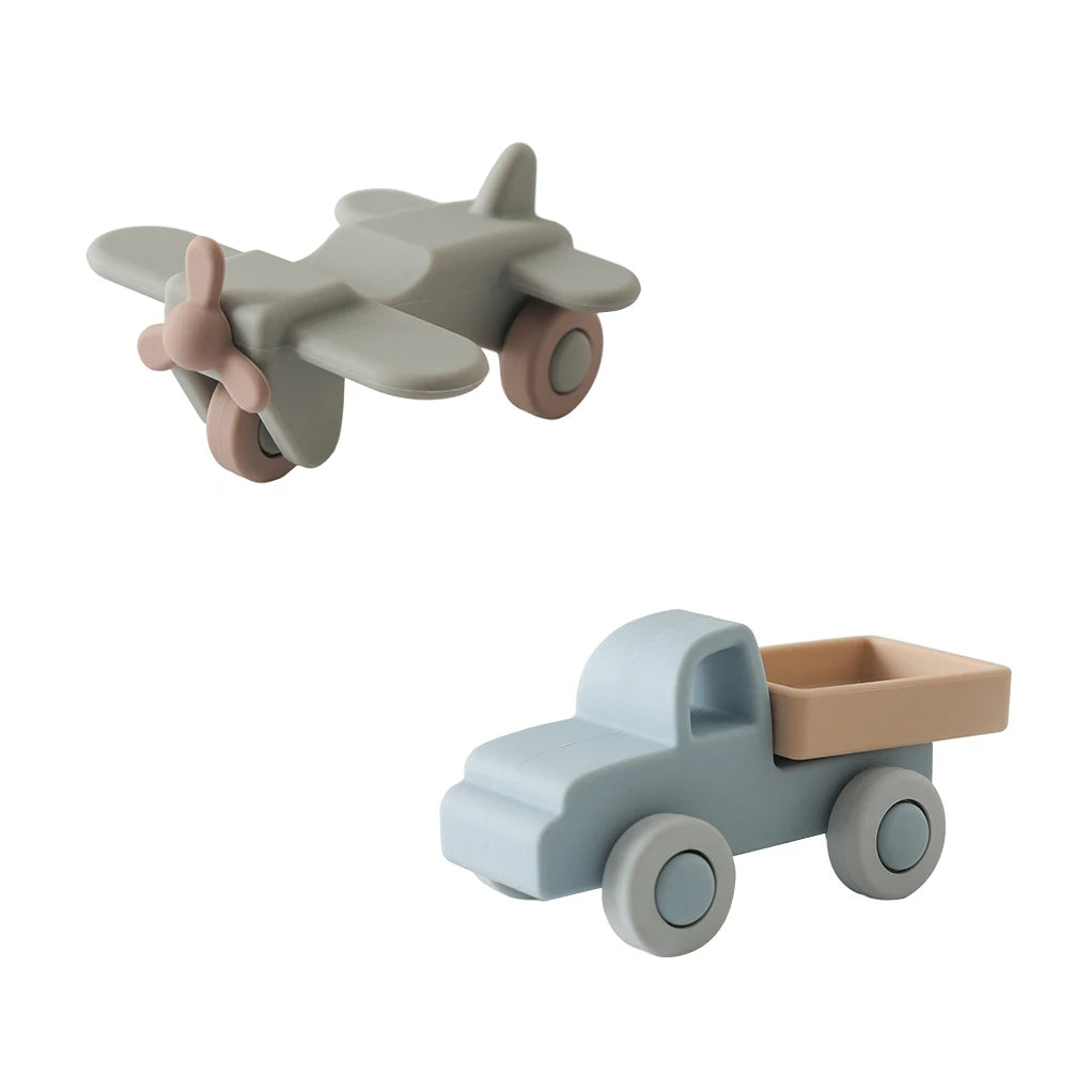 Baby Silicone Car Toys Montessori Baby Things Silicone Baby Teether Toy Car 0 12 Months Newborn Educational Toy Silicone Blocks Purest Peak
